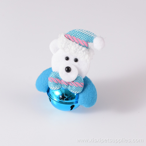 christmas toy for cat bell santa playing toy